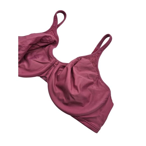 Bali Womens Sz 36C Unlined T Shirt Bra Dusty Rose Pink - Picture 2 of 5